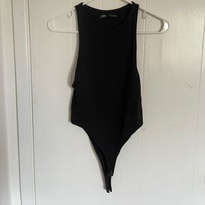 Zara Black Bodysuit Tank NWOT